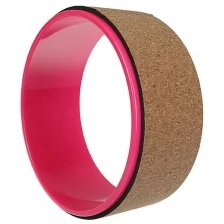Йога-колесо "Лотос" 33 x 13 см, цвет розовый