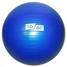 Мяч для фитнеса (фитбол), диаметр 55 см, матовый, синий