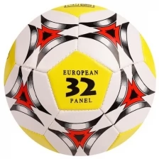 Мяч футбольный, размер 5, 32 панели, PVC, 2 подслоя, машинная сшивка, 260 г, микс 1025756 .