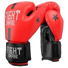 Перчатки боксёрские детские FIGHT EMPIRE, 8 унций, цвет красный