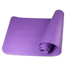 Коврик для йоги 183х61х0,8 , материал NBR, фиолетовый