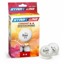 Мячи для настольного тенниса StartLine Standart (2 звезды) 6шт 8332 .