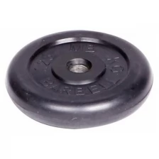 Диск обрезиненный "Barbell" d 31 мм чёрный 1,25 кг