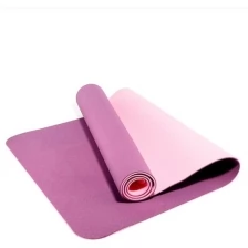 Коврик для йоги 183х61х0,6, фиолетовый/розовый