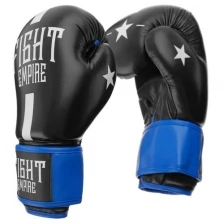 Перчатки боксерские, соревновательные, 14 унций, цвет черно-синий