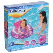 Bestway Круг для плавания с сиденьем «Лодочка», 76 х 65 см, от 6-18 мес, цвета микс, 34126 Bestway