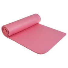 Коврик для йоги 183 x 61 x 1 см, цвет розовый