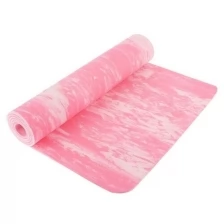 Коврик для йоги 183 x 61 x 0,6 см, цвет розовый