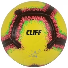 Мяч футбольный CLIFF EXP SC8131, 5 размер, PU клееный, желто-коричневый