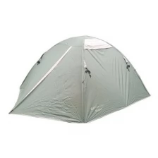 Палатка трехместная для туристических походов BTrace Malm 3 (320х220х120 см, Зеленый/бежевый)