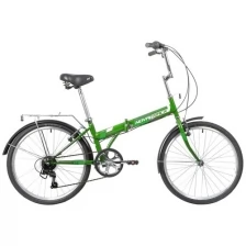 Велосипед NOVATRACK 24" складной, зеленый, TG, 6ск