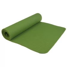 Коврик для йоги 183 x 61 x 0.6 см, цвет зелёный