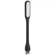 Компактный USB светильник HRS Flower с гибкой ножкой (Черный)