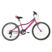 Велосипед FOXX 24" "Jasmine", фиолетовый, размер рамы 12