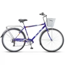 Велосипед для города и туризма STELS Navigator 350 Gent 28 Z010, 20" синий