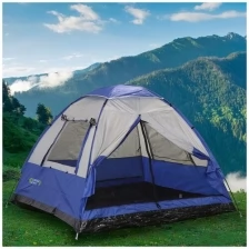 Палатка 4 мест, 240х210х160 см, 1 комн, с москитной сеткой, Green Days, GJH008-4