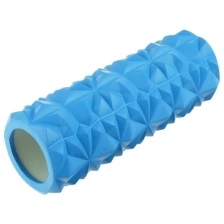 Роллер массажный для йоги 33 х10 см, цвет синий