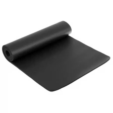 Коврик для йоги 183 x 61 x 1 см, цвет чёрный