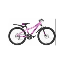 Велосипед Novatrack 24AHD.KATRINA.10GPN20 розовый металлик