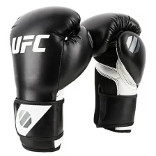 Боксерские перчатки UFC Перчатки UFC тренировочные для спаринга 6 унций Black
