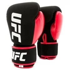 Боксерские перчатки UFC Перчатки UFC для бокса и ММА. Черные. Размер REG