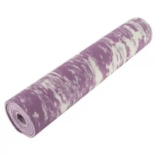 Коврик для йоги 183 x 61 x 0.6 см, цвет фиолетовый