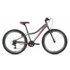 Forward Велосипед 24" Forward Jade 1.0, 2022, цвет серый/розовый, размер 12"