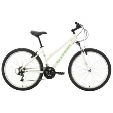 Велосипед Stark Luna 26.1 D (2021) 14.5" белый/салатовый