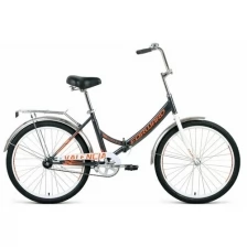 Велосипед для взрослых городской складной FORWARD VALENCIA 24 1.0 тем-сер/беж