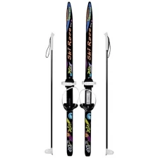 Цикл Лыжи подростковые «Ski Race» с палками из стеклопластика, 150/110 см