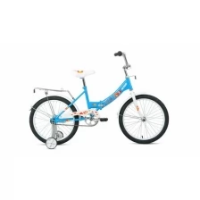 Велосипед ALTAIR CITY KIDS 20 Compact (20" 1 ск. рост 13" скл 2020-2021, голубой, 1BKT1C201005
