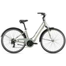 Велосипед Giant Flourish FS 3 (2022) (Велосипед Giant 22" Flourish FS 3, M, Серо-зеленый, 2200207115)