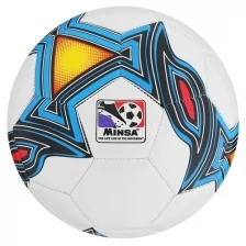 Мяч футбольный MINSA, размер 5, 32 панели, TPU, 3 подслоя, машинная сшивка 320 г./В упаковке шт: 1