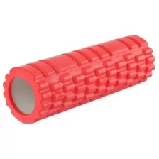 Роллер для йоги 30 х 10 см, массажный, цвет красный 4447017