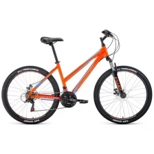 Велосипед горный хардтейл FORWARD Iris 26 2.0 disk 26" 17" оранжевый RBKW1M16E006 2021
