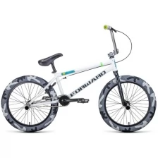 Велосипед FORWARD ZIGZAG 20 (20" 1 ск. рост. 20.75") 2020-2021, белый