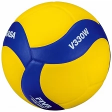 Волейбольный мяч Mikasa V330W желтый/синий