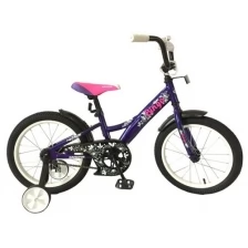 Велосипед детский двухколесный с колесами 16" Navigator BINGO фиолетово-розовый ВН16136