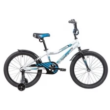 Велосипед детский Novatrack 20" Cron, белый, алюминиевая рама, ножной тормоз (205ACRON.WT9)