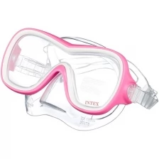 Маска для плавания INTEX Wave Rider Mask желтый/розовый от 8 лет 55978