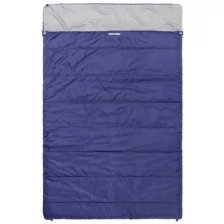 Спальный мешок Jungle Camp Trento Double, двухместный, две молнии, цвет: синий