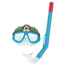 Bestway Набор для плавания Lil Animal, маска, трубка, цвета микс, 24059 Bestway