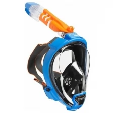 Полнолицевая маска для сноркелинга Ocean Reef Aria QR+ Синяя S/M