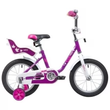 Велосипед детский Novatrack 14" Maple, фиолетовый, ножной тормоз, крылья цветные (144MAPLE.PR9)
