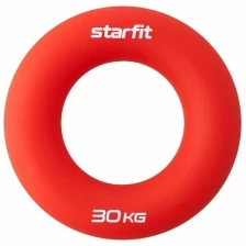 Эспандер кистевой Starfit Core Es-404 "кольцо", диаметр 8,8 см, 30 кг, силикогель, красный