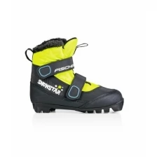 Ботинки лыжные детские NNN Fischer SNOWSTAR BLACK YELLOW S41021 размер 35