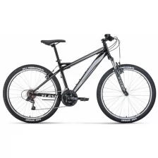 Горный (MTB) велосипед FORWARD Flash 26 1.0 (2022) 15 AND quot (RBK22FW26642) (черный/серый)