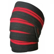 Бинты для фиксации коленей с красными полосами Harbinger Red Line Knee Wraps