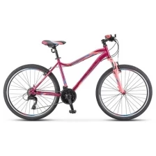 Велосипед STELS Miss 5000 MD 26" K010 рама 18" Вишневый/розовый (требует финальной сборки)
