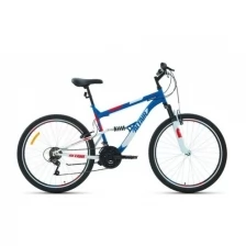Горный (MTB) велосипед ALTAIR MTB FS 26 1.0 (2022) 16 AND quot (RBK22AL26068) (синий/красный)